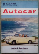 Autocar (14 June 1963) Humber Sceptre, Rover-B.R.M. Gas Turbine Car, Belgian GP