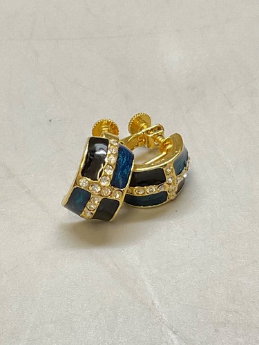 Vintage diamond earrings green - diamond,