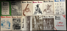 (12) Vintage MUZZLE  BLASTS Magazine Issues 1966 Jan-Dec