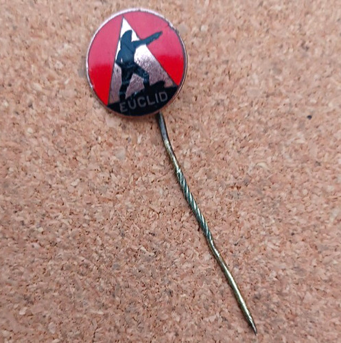 Euclid enamel stick pin lapel - enamel,