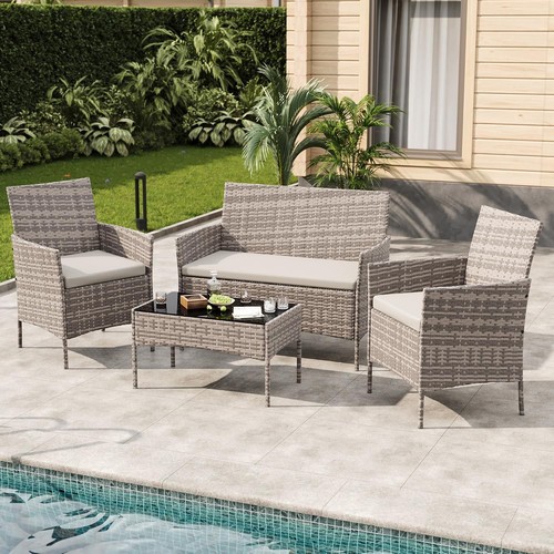 4pcs patio rattan furniture - 4pcs,