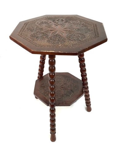 Antique wooden carved two - carved,