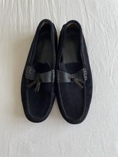 ZARA Man Black Suede Loafers