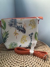 David Jones Floral Leather