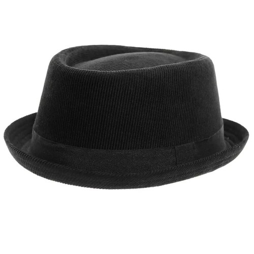 Black cotton corduroy - black,