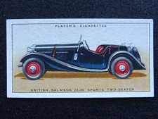 BRITISH SALMSON 20-90 SPORTS 2 SEATER Motor Cars 'A' Series by John Player 1936
