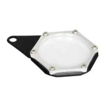 Bike It Hexagon Anodised Chrome Tax Disc Holder