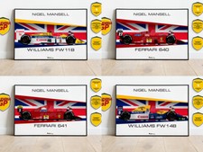 Nigel Mansell F1 Prints FW11B