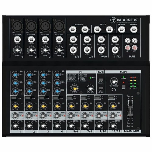 Mackie mix12fx channel - mackie, 12-channel
