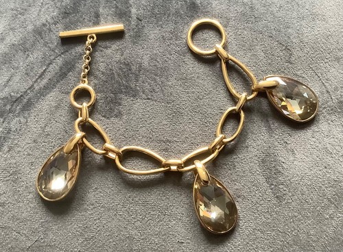 Swarovski gold plated chain