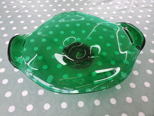 Large vintage green - green, glass