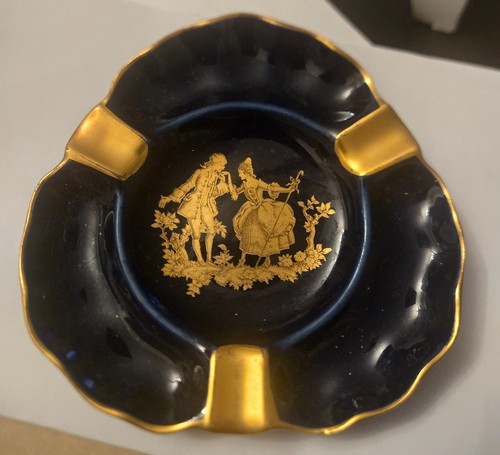 Vintage cobalt blue limoges - vintage,