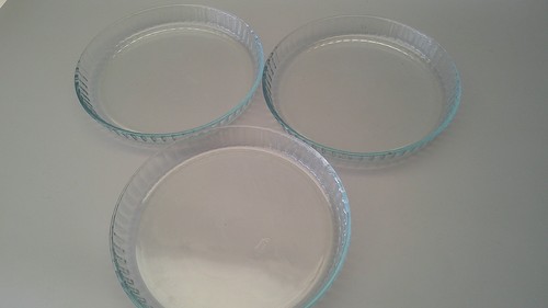 Large pyrex flan - quiche, dish