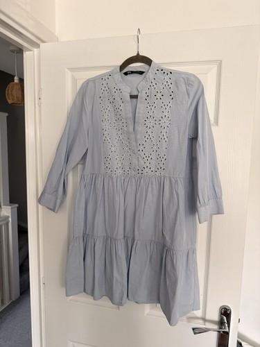 Light blue zara tiered mini - light,