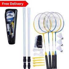 Complete Badminton Set for 4