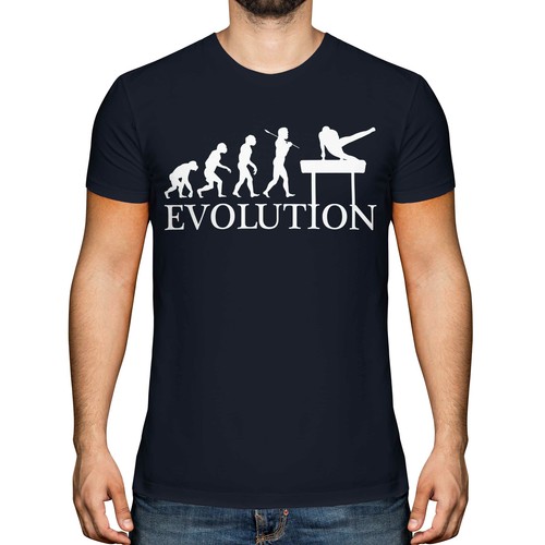 Pommel horse evolution man - horse,