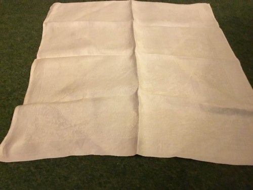 White linen tablecloth - white,