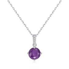 Sterling silver amethyst - sterling,