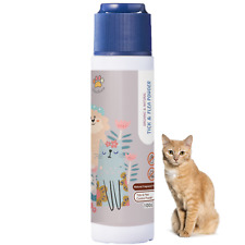 Cat Flea Treatment - Dry Waterless Cat Flea Shampoo Leave-in Powder