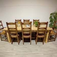 Rustic Oak Refectory Table