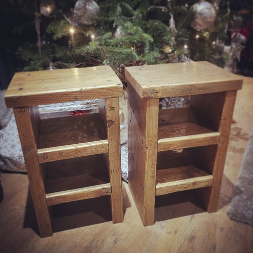 Pair handmade rustic reclaimed - pair,