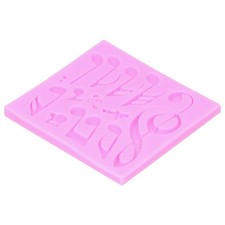  Silicone Mold 13‑Cavity Musical Note Cake Chocolate Aromatherapy For