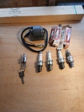 Lambretta Parts . Includes Ignition Coil Spark Plugs And Steering Lock