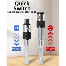 1/4 inch Hex to Square Socket