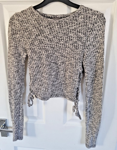 Primark black white tie - white,