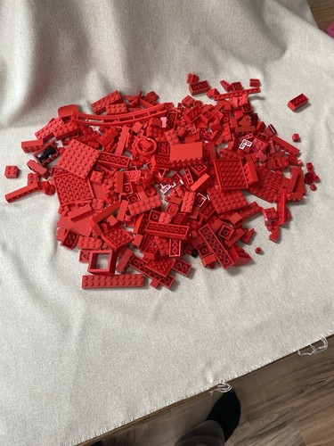 Lego bricks 500g red - lego,