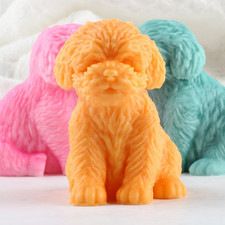 3D Teddy Dog Mold Dog Candle