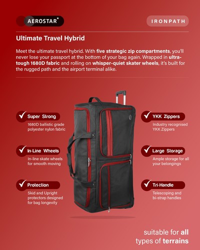 Wheeled duffle bag - bag, xl
