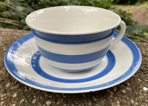 Green cornish ware blue - g,