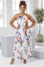 Lipsy Size 16 Floral Pleated