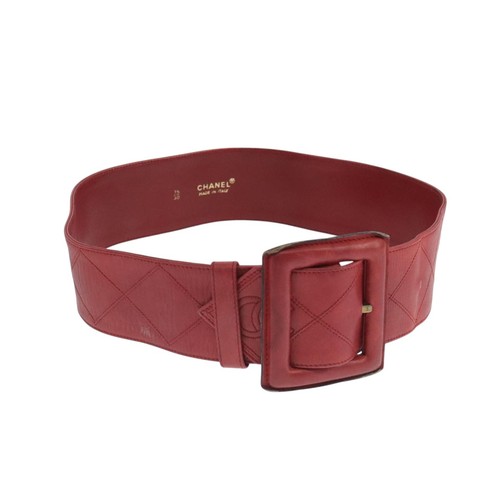Chanel bicolore belt - belt, leather