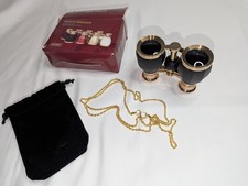 ESSLNB Opera Glasses Binoculars 4X30 Theatre binoculars with Chain and Case Opti