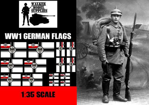 Ww1 german flags on - ww1,