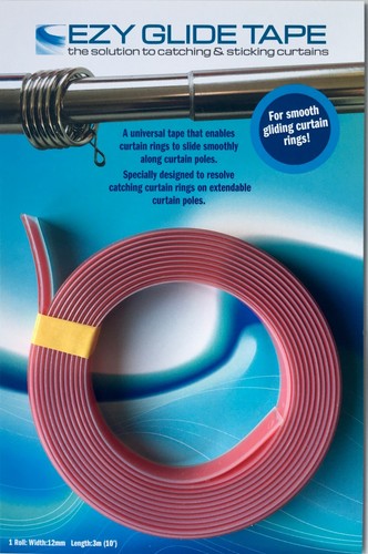 Ezyglide curtain rod tape - ezyglide,