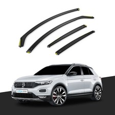 VW T-Roc MK1 2017-2025 5 Door SUV Wind Deflectors 4pc Tinted