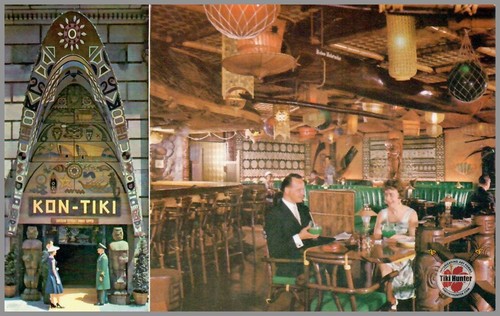 Polynesian tiki bar kon - bar,