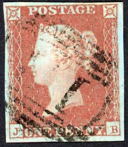 1841 penny red - 1841,