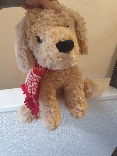 Plush dog fluffy teddy - plush, new