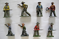 Vintage Lead Cowboys x8 -