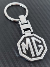 MG Keyring Chrome & Black