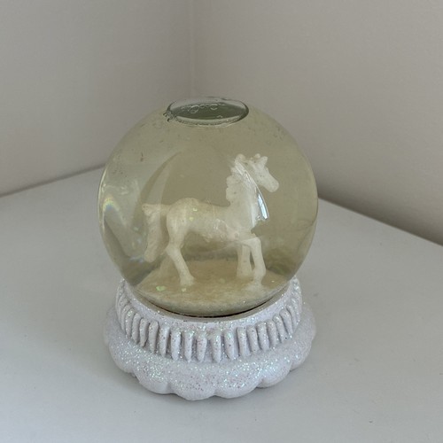 Unicorn glitter snow globe - glitter,