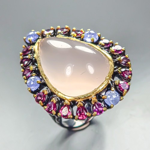 Gemstone natural rose - 38, ct