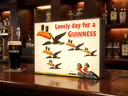 Retro guinness toucan led - guinness,