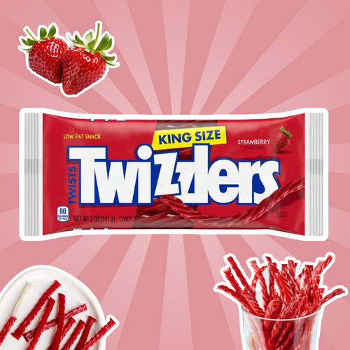 Twizzlers strawberry 141g - strawberry,