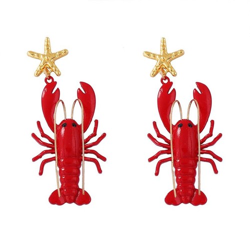 Ocean style painted lobster - ocean,