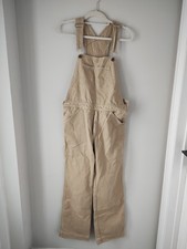 Vintage "JEAN MACHINE" 1970s dungarees / overalls with zip fly size S/M